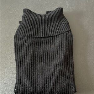 Express Black Sweater with Ribbed Texture